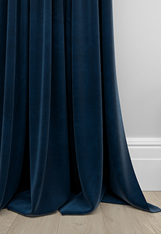 Ultra Luxe Velvet, Deep Blue - Made to Measure Curtains